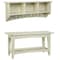 Alaterre Furniture Shaker Cottage Storage Coat Hook with Bench Set, Sand ASCA0304SA - alternate 1
